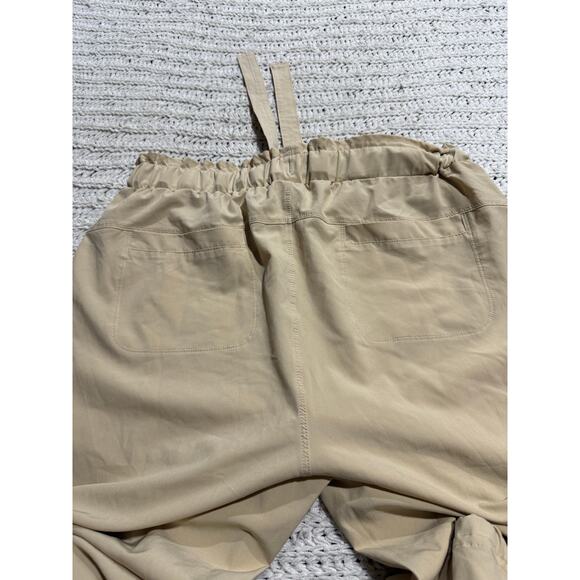 Apana Performance Joggers Athletic Pull On Womens Size Small Khaki Elastic Waist - Picture 7 of 9